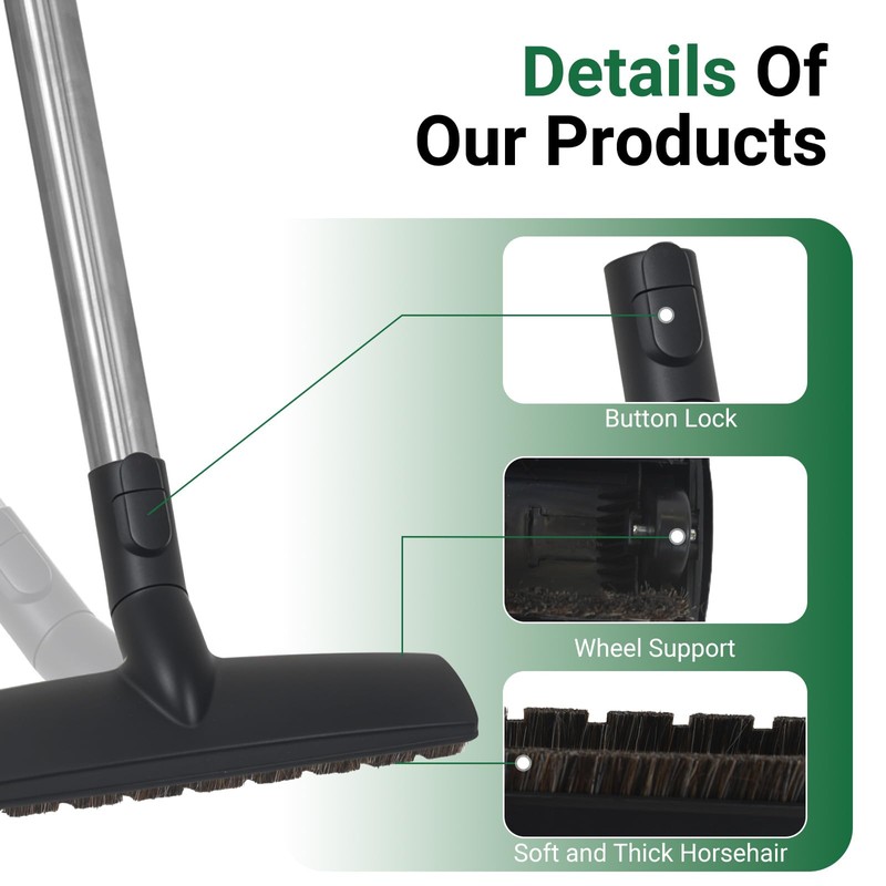 EZ SPARES Replacement of SBB Parquet Anti-Collision Smooth Floor Brush