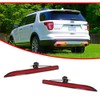 GTINTHEBOX Red Lens LED Bumper Reflector Lights for 2016 2017