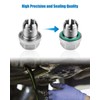 TIKSCIENCE M14.1-1.5 x 15mm Oil Drain Plug Oversize Piggyback, Stainless