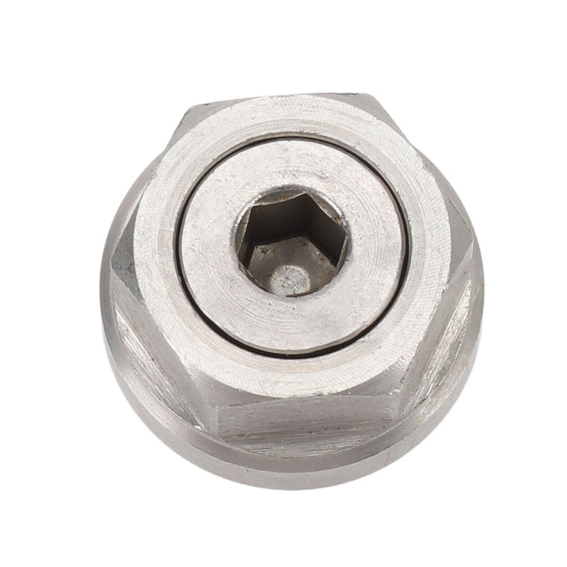 Piggyback Oil Drain Plug Stainless Steel Oversize Self Tapping Oil