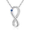 Beauyist Infinity Necklace Collectible for FIFA Word Cup Qatar 2022, World Cup 2022 Logo Collection Infinity Pendant Chain Gift, Infinity Jewelry Souvenir, Decoration Infinite Necklaces
