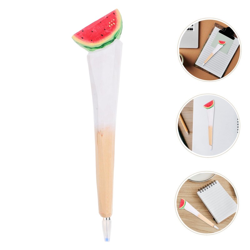 Operitacx Unique Carved Watermelon Gel Ink Pens Cute Supplies for