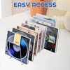 CD Storage Rack Organizer Stand 4 Pack, CD Display Rack