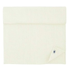Linen & Cotton Lovely Stonewashed Table Runner RUSTICO, 100% Linen - 44 x 270cm (17.6''x 108''), Milk-White