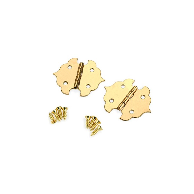 Highpoint Small Box Brass Plated Hinge 34Mm X 29Mm Pair