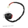 Zerodeko Motorcycle Kill Start Switch Handlebar Button with Electric Start