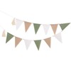 Sage Green Beige and Baby Bunting - Kids Bedroom Decorations,