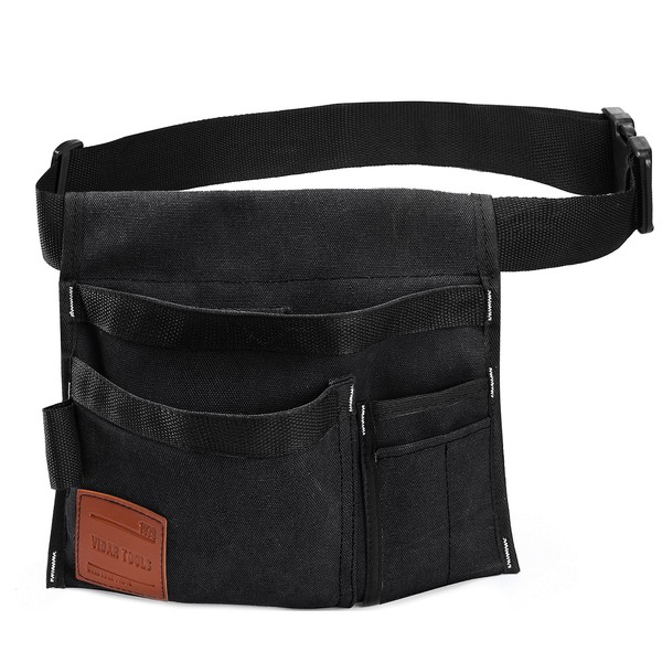 VIDAR TOOLS 6-Pocket Single Side Tool Belt Pouch/Utility Belt Bag/Tool