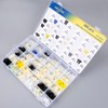 OAUTOO 360pcs Nylon Grommet Nut Assortment for Automotive Body Bumper