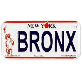 Gift House Bronx New York Bike Plate