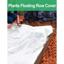 Wohohoho Plant Cover Freeze Protection 10FT x 33FT, 1.1oz/yd² Floating Row Cover, Fabric Plant Cover for Winter Frost, Anti-UV, Reusable Garden Plant Blanket for Vegetable Fruits Protection