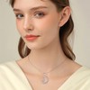 Arrebol Sister Necklace 925 Silver Women's Necklace Moon Pendant Original