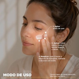 FOTOSUN UV 100 Fluid Protect FPS 50+ Protector Solar Facial con Luz Azul, UVA/UVB, Rápida Absorción, Alta Protección, Resistente al Agua, Uso Diario (