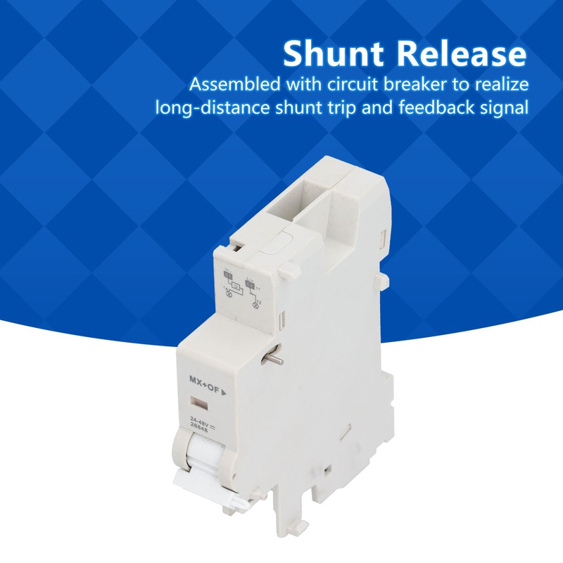 Circuit Breaker Alarm C65 MX+OF Accurate Waterproof Shunt Auxiliary Circuit