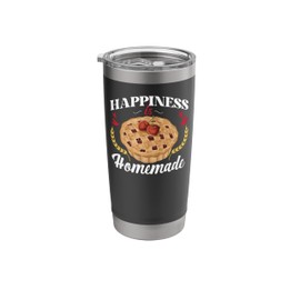 Bake Baking Cherry Pie Happiness Is Homemade Stainless Steel Insulated Tumbler