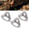 10Pcs Climbing Hanger Lightweight Stainless Steel Rock Climbing Anchors for
