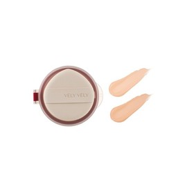 Vely Vely [Renewal] Layer Fit Cover Cushion Refill 15g - VL-LFCU-21-1 (No. 21 Light) / 블리블리 [리뉴얼] 레이어 핏 커버 쿠션 리필 15g - VL-LFCU-21-1 (21호 라이트)