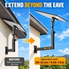 Adjustable Starlink Gen 3 Wall Mount, Telescoping Metal Support Arm