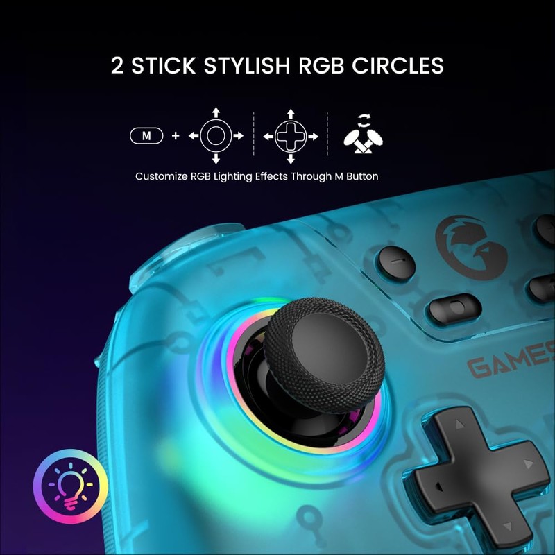 GameSir Nova Wireless Switch Pro Controller for Switch/Lite/OLED, Switch Controllers