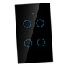 WiFi Touch Screen Switch Single Circle for 4‑Way AC