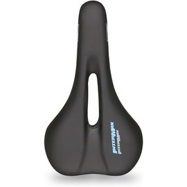 INTERMAX Bike Saddle Seat Wide Hole Shock Absorption Chromoly Soft Cushion Mountain Road Bicycle (INTERMAX The Saddle)