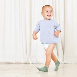 SkiBeaut Toddler Boy Socks, 12 Pairs Non Slip Kids Cute Low Cut Socks for Boys Girls with Grips Slipper Toddlers Gripper Socks for 12-36 Months 1-3 Years