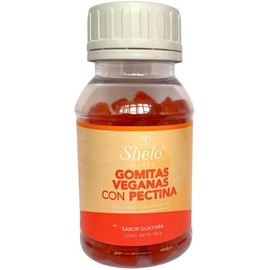 Sheló Nabel Gomitas Veganas con Pectina, Sabor Guayaba, Suplemento Alimenticio, 150 g, 30 Porciones