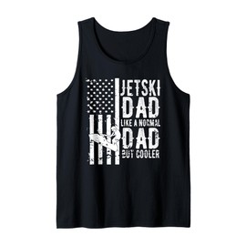 Jetski Dad Fathers Day Dad Jet Ski Rider Water Jet Skiing Tank Top