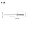 DTGN 5mm x 13mm (DxL) Blind Rivets 60pcs Mechanical Connection
