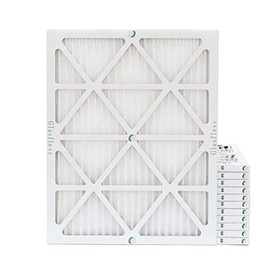 Glasfloss 20x24x1 MERV 13 AC & Furnace Air Filters. Case of 12. Actual Size: 19-3/8 x 23-3/8 x 7/8