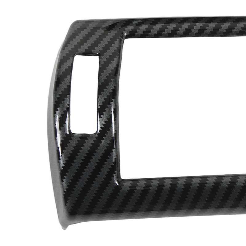 2pcs Air Conditioner Vent Outlet Trim Cover Carbon Fiber Interior