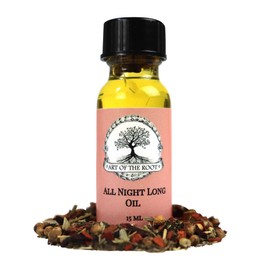 All Night Long Oil 1/2 oz | Handmade with Herbs & Essential Oils | Hoodoo Voodoo Wiccan Pagan Conjure