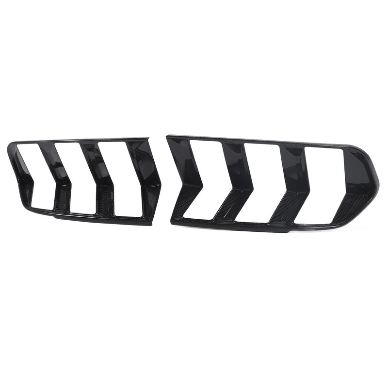 1 Pair Taillight Frame Dry Carbon Fiber Glossy Rear Light