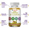 MENXI Vitamin B Complex Capsules With Vitamin B1, B2, B3,
