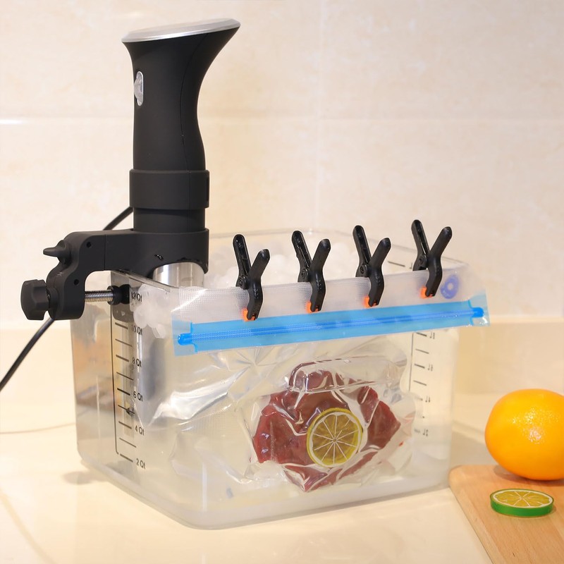 Blulu 8 Pack Sous Vide Cooking Clips for Immersion Circulator