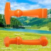 RUHUALIFE 2 Pack Orange Lid Latches Replacements Hard Cooler Handle