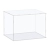 sourcing map Acrylic Display Case Box Clear Dustproof Protection Showcase