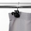 Spooky Halloween Shower Curtain Hooks: Black Cat Decorative Rings, 12Pcs