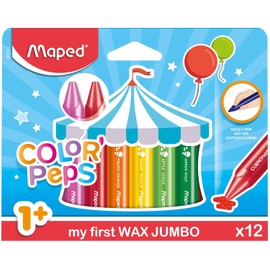 Maped- Crayon esc triang jumbo c/12 maped