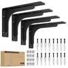 BATODA 8” Shelf Brackets with Beam (4pcs) - L Shelf