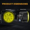 SHENKENUO 2x LED Fog light Driving Lamp H11 for 2014