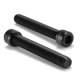 1/4-20 x 4 Inch Socket Head Cap Screws Bolts, 20Pcs 304 Stainless Steel 18-8, Allen Socket Hex Drive, Fully Threaded, Black Oxide by SG TZH(with Hex Spanner)