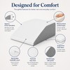 Leg Elevation Wedge Pillow for Rest & Sleeping – 8-Inch