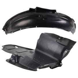 TRQ TRQ Inner Fender Liner Set Compatible with 1993-2001 Subaru Impreza SU1248102 SU1249101