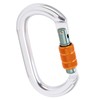 Locking Carabiner Clip Aluminum Alloy Oval Locking Heavy Duty Carabiner