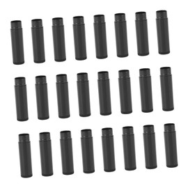 FOMIYES 2sets 5g Plastic Empty Tubes for Travel Cosmetics Black Caps Bulk Pack 25pcs*2