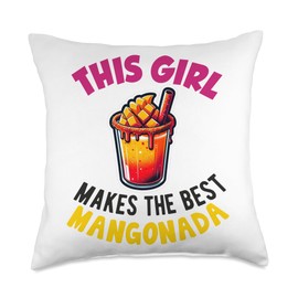 Mangonada Mango Chamoy Mexican Candy Comida Mexicana Mexico Throw Pillow