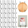 Mixweer 24 Pcs Plate Stands for Display Metal Display Stand