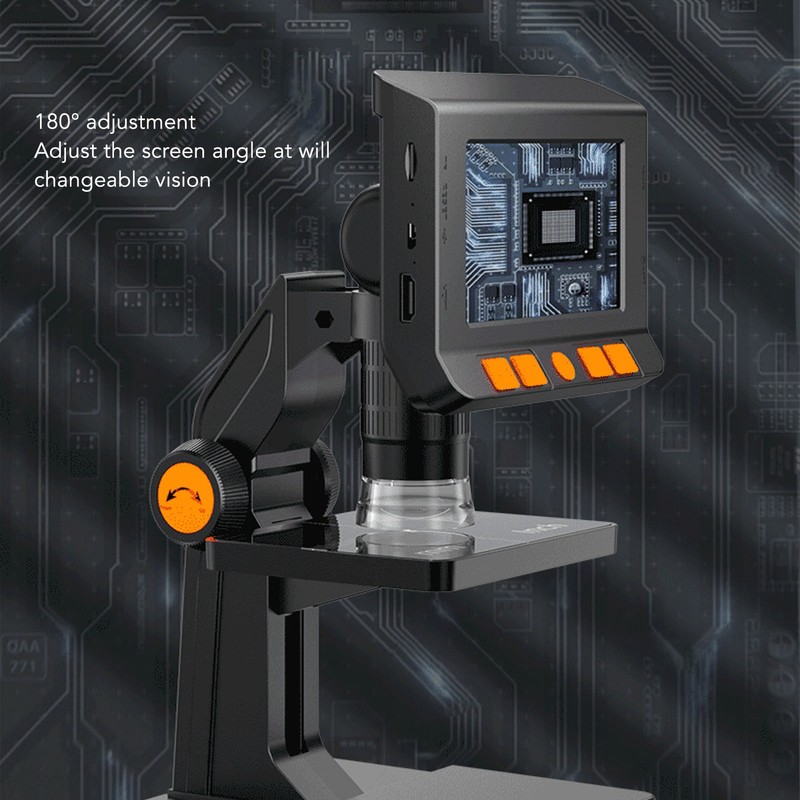 Portable HD Desktop Electronic Digital Microscope 1000x 4.3Inch LCD Digital