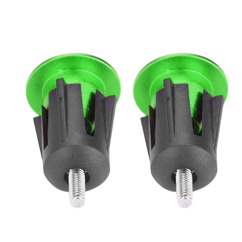 1Pair Bar End Plugs, Aluminum Alloy Bike Grips Bar End